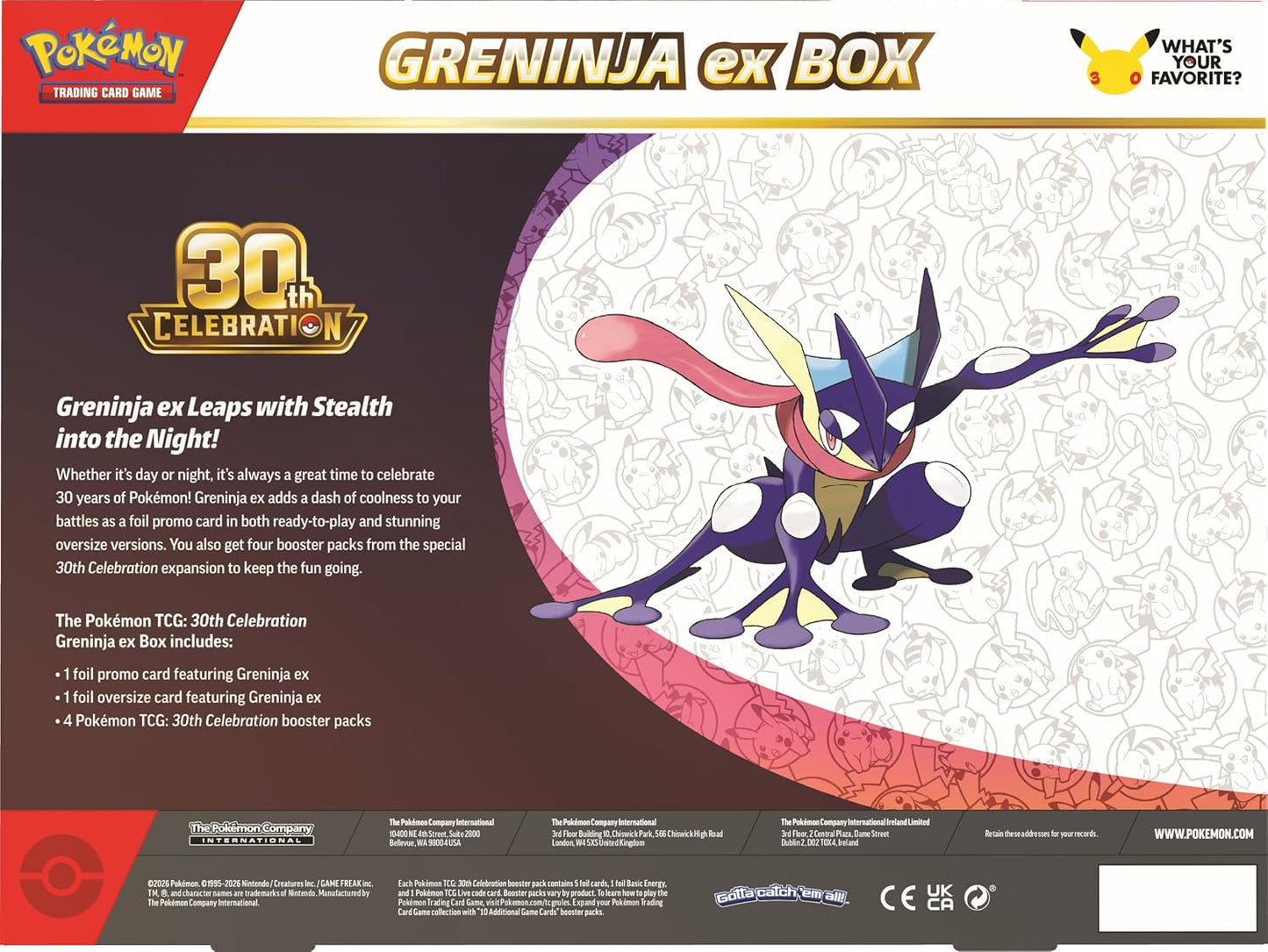 30th Anniversary Pokémon Ex Collector’s Box